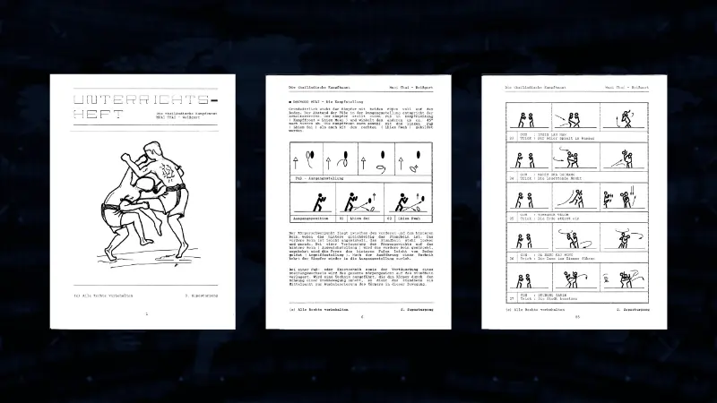 1984 Die thailändische Kampfkunst Muai Thai – Weißgurt